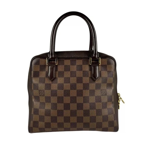 Auth LOUIS VUITTON Damier Ebene Brera Handbag Brown N51150 - n1146 - Picture 1 of 15